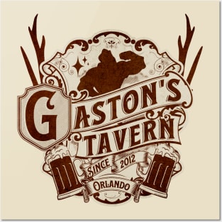 Gaston's Tavern Orlando Florida from Beauty and the Beast Posters and Art